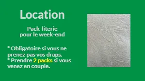 Pack literie